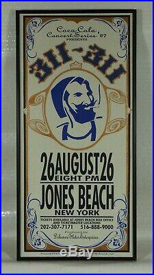 311 Jones Beach 1997 Concert Poster Arminski Zig Zag Man Original Signed Framed