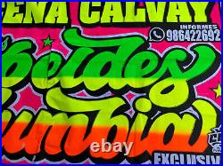 66 x 92 Peru Cumbia Concert Poster Azucena Calvay Los Rebeldes de la Cumbia
