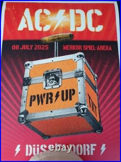 AC/DC Dusseldorf Germany 8 July 2025 Poster- Artist Proof #/20 signed + No