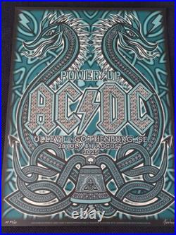 AC/DC Power Up Poster Gothenburg Sweden-Artist Proof #/60 signed 2025