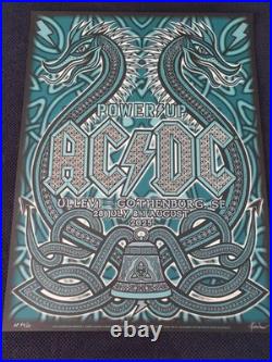 AC/DC Power Up Poster Gothenburg Sweden-Artist Proof #/60 signed 2025