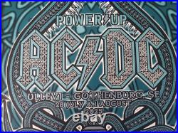 AC/DC Power Up Poster Gothenburg Sweden-Artist Proof #/60 signed 2025