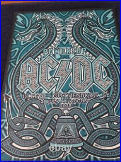 AC/DC Power Up Poster Gothenburg Sweden-Artist Proof #/60 signed 2025