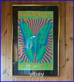 ALANIS MORISSETTE CONCERT 1996 Silkscreen Poster UNCLE CHARLIE