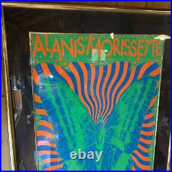 ALANIS MORISSETTE CONCERT 1996 Silkscreen Poster UNCLE CHARLIE