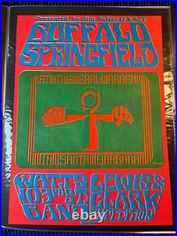 AOR 3.39 Buffalo Springfield Concert Poster Earl Warren 1967