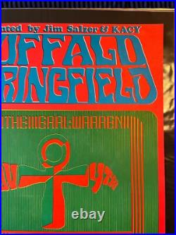 AOR 3.39 Buffalo Springfield Concert Poster Earl Warren 1967