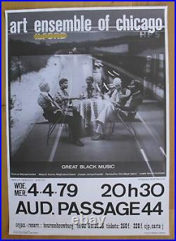 ART ENSEMBLE OF CHICAGO original concert poster'79 jazz