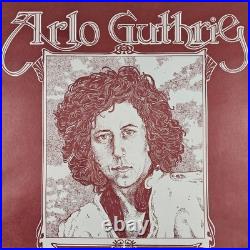 ART Rare VTG Original Arlo Guthrie Concert Poster Bill 27.25x21.25 Framed 1976