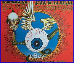 Absolutely Gorgeous 1968 Jimi Hendrix'flying Eyeball' Fillmore Concert Poster