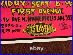 Alan Forbes 1996 Sepultura Concert Poster S&N @ First Avenue Minneapolis, MN