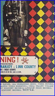 AllmanJoy & Steve Miller Art by Mouse/Kelley Orig 1969 Concert Poster Rare