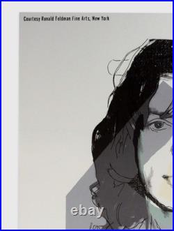 Andy Warhol Rare Original 1988 Mick Jagger Japan Concert Poster MISC03.0938