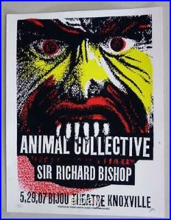 Animal Collective Knoxville Tn 2007 Original Concert Poster Print Mafia