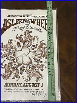 Asleep at the Wheel Vintage Concert Poster Original Print B. J. Froman 1976 Austin
