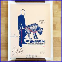 At The Drive-In x Never Made Concert Poster Autographed RARE #45/200 Mars Volta At The Drive-In x Never Made Concert Poster Autographed RARE #45/200 Mars Volta