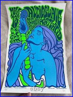 Audioslave 2005 Artist Signed S/n Portland Concert Tour Poster! Jeff Wood