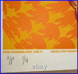 Audioslave Philly 2005 Silkscreen Concert Poster by Jeff Wood Signed & Numbered