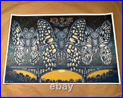 Austin City Limits Music Festival 2017 Poster Todd Slater S/N ACL bats bridge