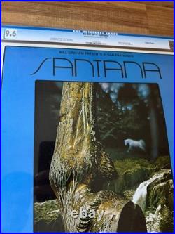 BG-207 Santana Winterland 1969 FD 1st Print Concert Poster CGC 9.6