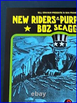 BG 271 Original New Riders of the Purple Sage Concert Poster from 1971 Fillmore
