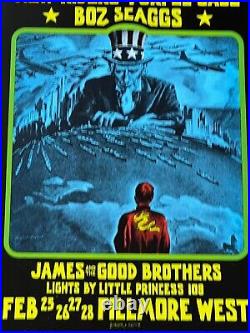 BG 271 Original New Riders of the Purple Sage Concert Poster from 1971 Fillmore