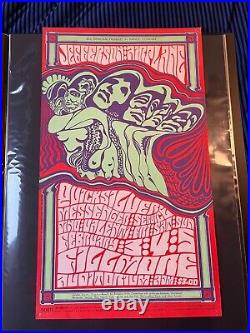 BG-48 Jefferson Airplane Concert Poster 1967 Bill Graham Wes Wilson