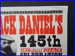 BILL MONROE 1995 JACK DANIELS Hatch Show Print VASSAR CLEMENTS Concert Poster