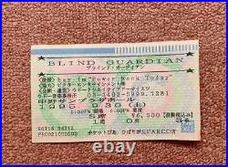 BLIND GUARDIAN Concert Ticket Stubs 1992 1995 in Tokyo Japan Rare with Pamphlet