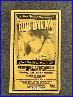 BOB DYLAN original CONCERT POSTERS lot of 3 2000, 2001, 2004