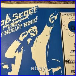 BOB SEGER- VAN HALEN-CHEAP TRICK Original Concert Tour Poster 1978 Rare Michigan
