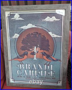 BRANDI CARLILE Poster RARE 18x24 concert at Merriweather Post Pavilion, MD