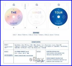 BTS 2017 Live Trilogy EPISODE III THE WINGS TOUR in Seoul CONCERT DVD + POSTER