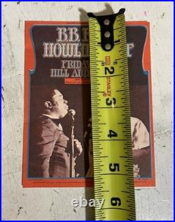 B. B. King Howlin Wolf Ann Arbor 1971 Concert Handbill Pink Floyd Extremely Rare