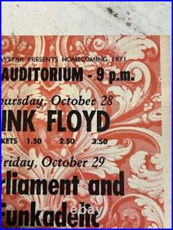 B. B. King Howlin Wolf Ann Arbor 1971 Concert Handbill Pink Floyd Extremely Rare