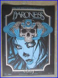 Baroness Asheville 2009 Original Concert Poster Silkscreen