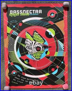 Bassnectar Colorado 2017 Original Silkscreen Concert Poster Edm