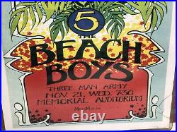 Beach Boys 5 Concert Poster Stars Space Baby 1968-1973 RARE 12x18