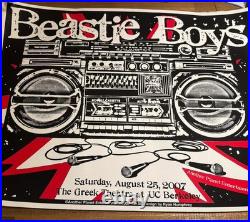 Beastie Boys 2007 Greek Theatre Concert Poster Rare Original Print