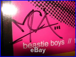 Beastie Boys Signed Adam MCA Yauch Poster MTV 2$Bill Concert 2004 Framed Hip Hop
