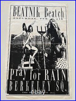 Beatnik Beatch Bikini Devil Girls Berkeley Square Punk Original Concert Poster