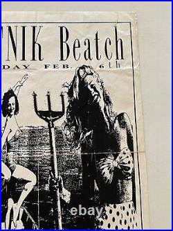 Beatnik Beatch Bikini Devil Girls Berkeley Square Punk Original Concert Poster
