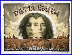 Beautiful Mint Original Patti Smith Amsterdam Concert Poster Matched # Set Emek