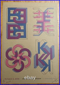 Beck Modern Guilt 2008 Tour Signed Poster S/n Lithograph -aragon Chicago Concert