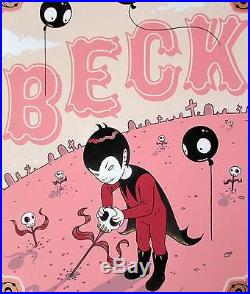 Beck in Amsterdam Original Silkscreen Concert Poster'06 s/n 500 Tara McPherson