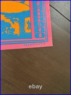 Big Brother & the Holding Company Neon Rose #3 Concert Poster Matrix First Print