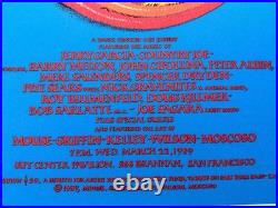 Big Five Signed Concert Poster Artist Rights Today 1989 Griffin Mouse Kelley Nm