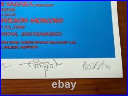 Big Five Signed Concert Poster Artist Rights Today 1989 Griffin Mouse Kelley Nm