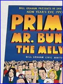 Bill Clinton George Bush Loves Primus BGP New Years 1992 Original Concert Poster