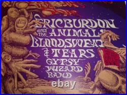 Bill Graham-1968 Fillmore Concert Poster-BG#132-Chambers Brothers-Burdon/Animals